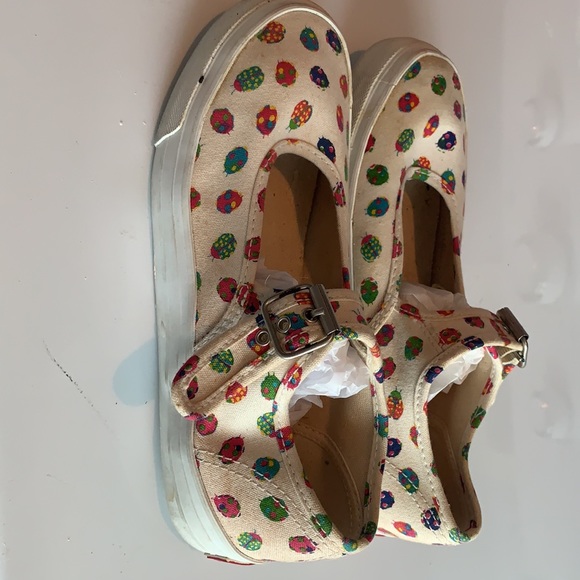 Esprit picnic ladybug shoes Mary Janes 1.5 1 1/2 - Picture 5 of 12